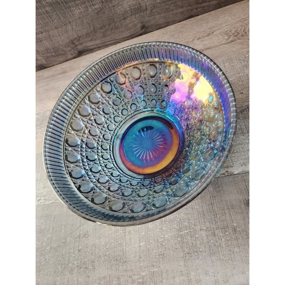 EUC Carnival Glass Decorative Bowl - Picture 1 of 5